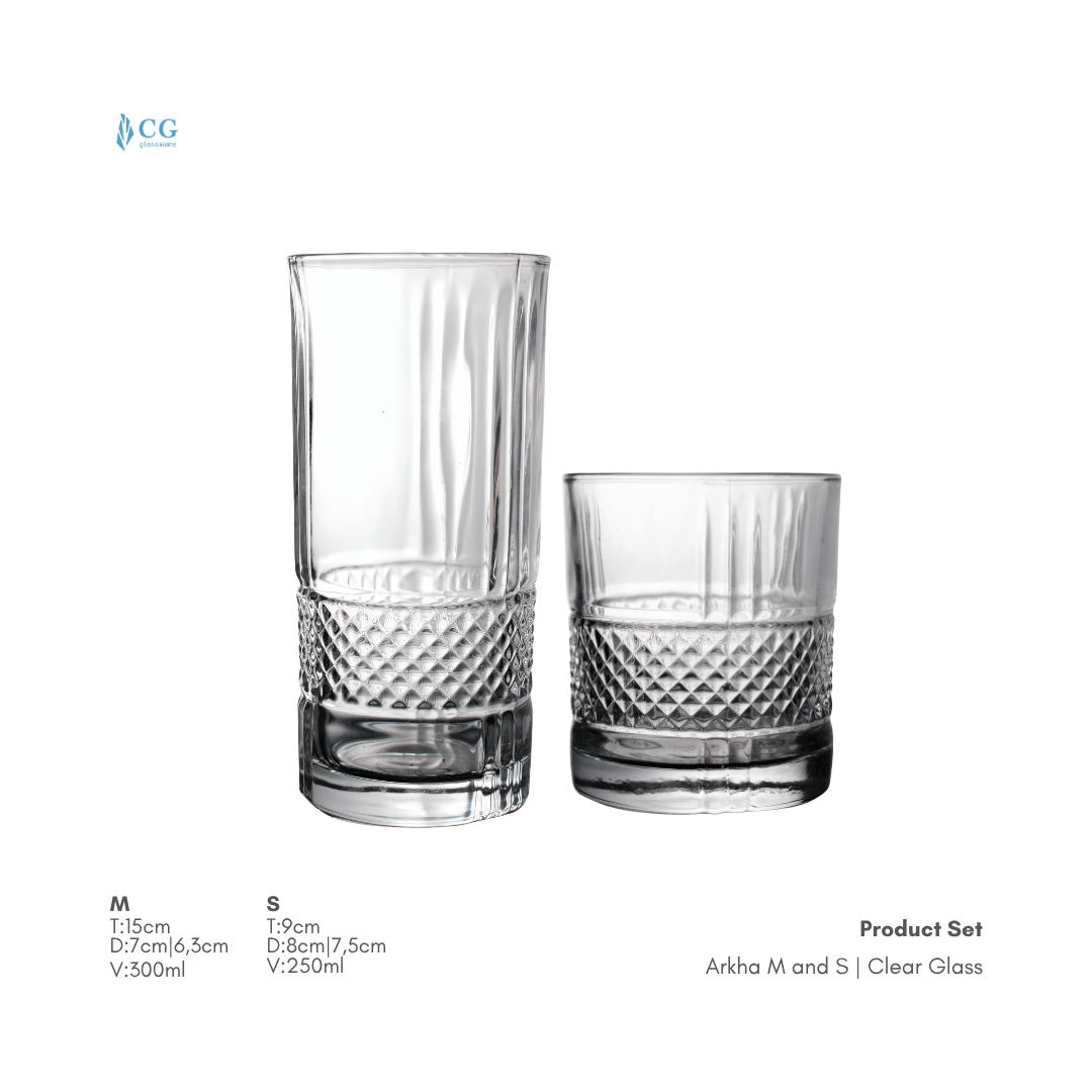 Arkha  Product Set| CG Clear Glass