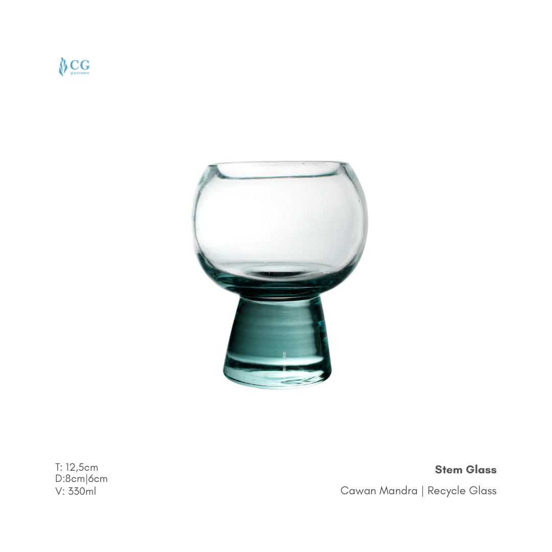 Cawan Mandra - CG Recycle Glass