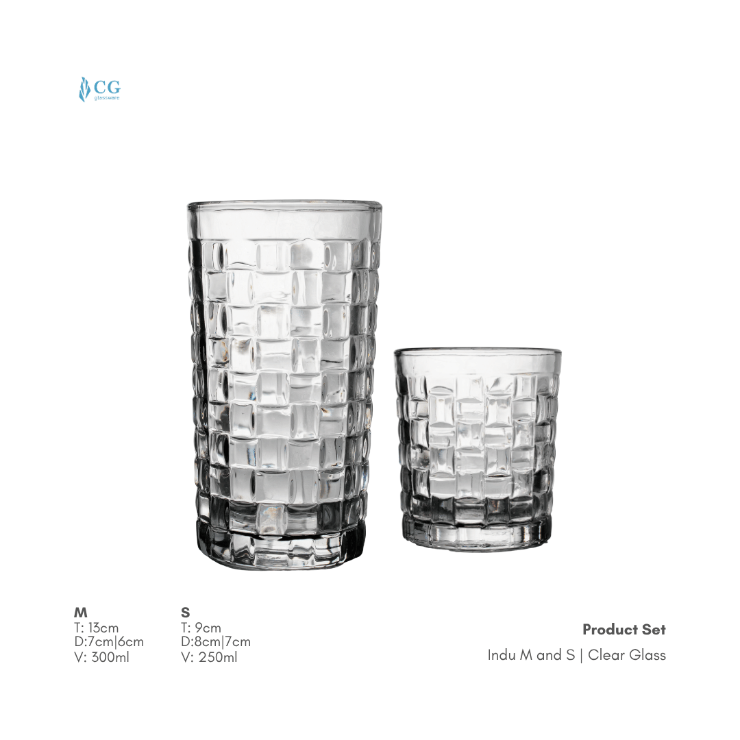 Indu Product Set | CG Clear Glass