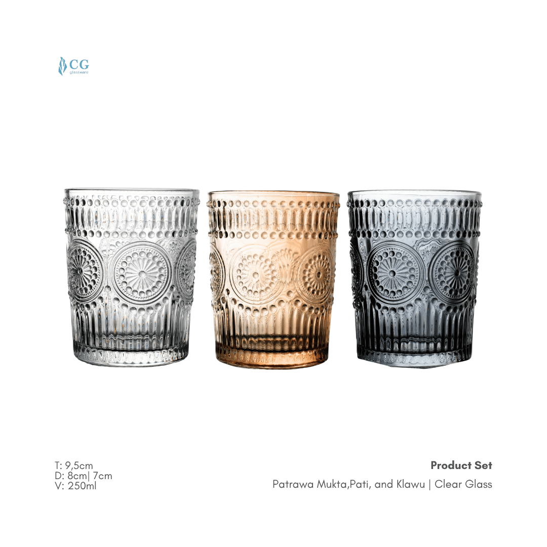Patrawa Product Set | CG Clear Glass