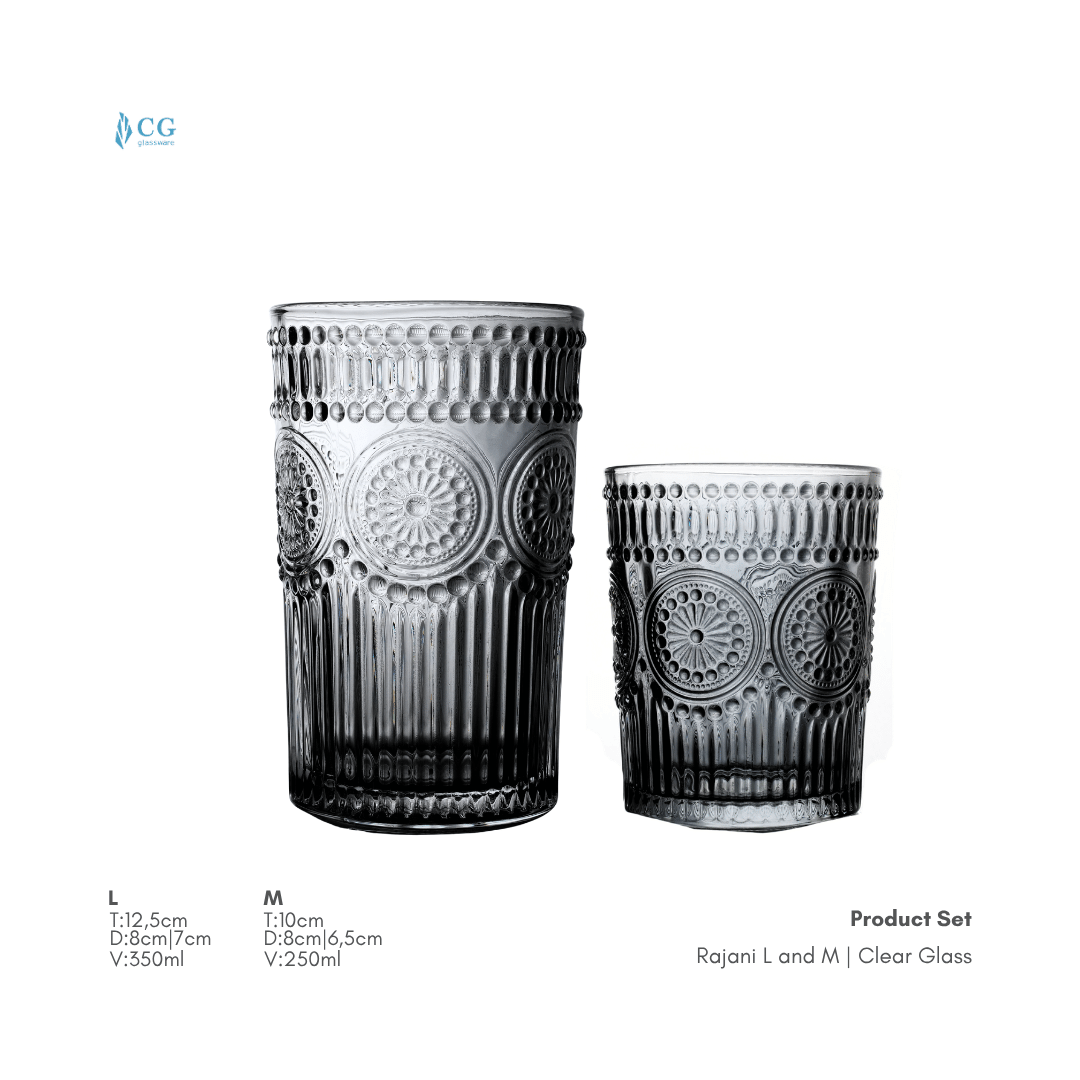 Rajani Product Set | CG Clear Glass