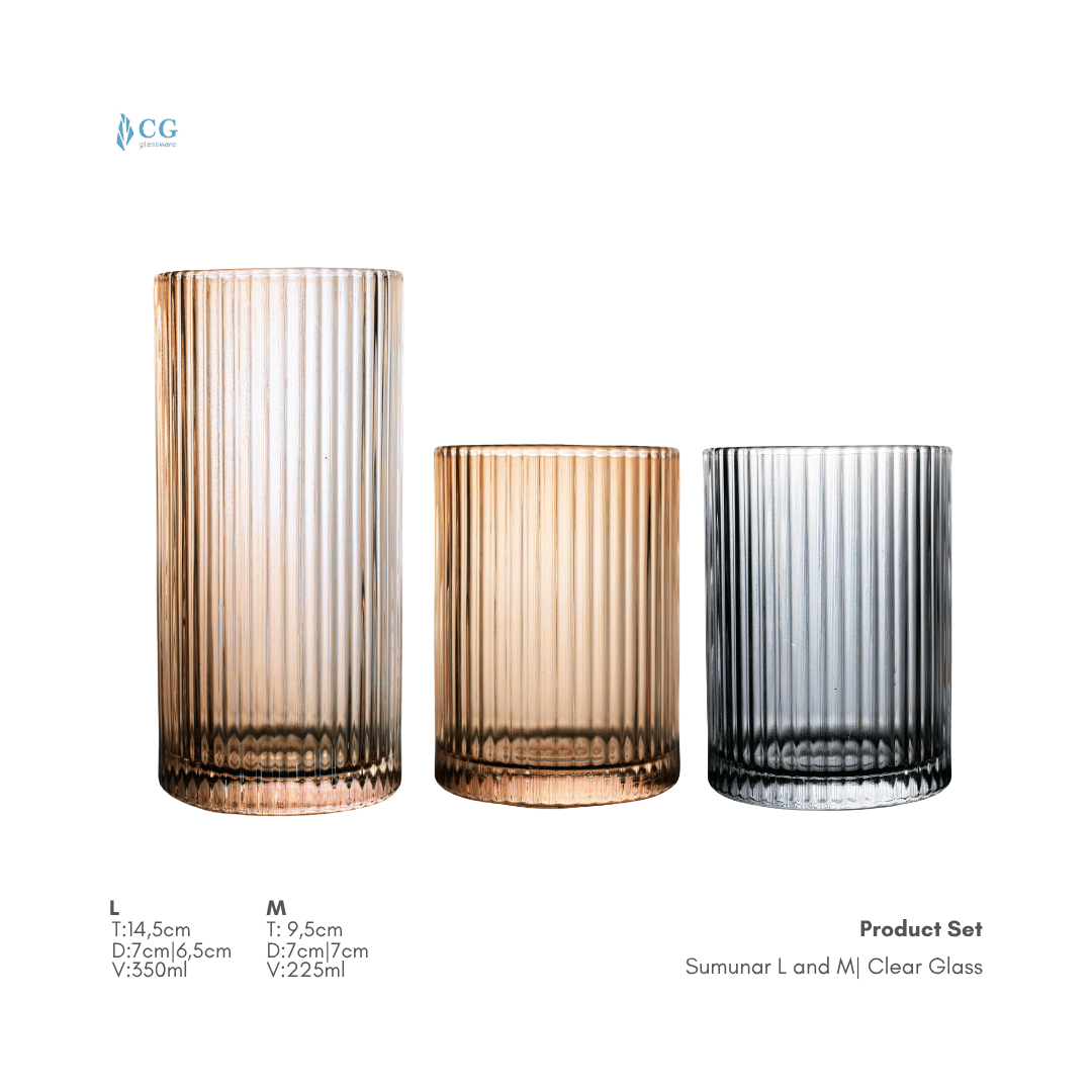 Sumunar Product Set | CG Clear Glass