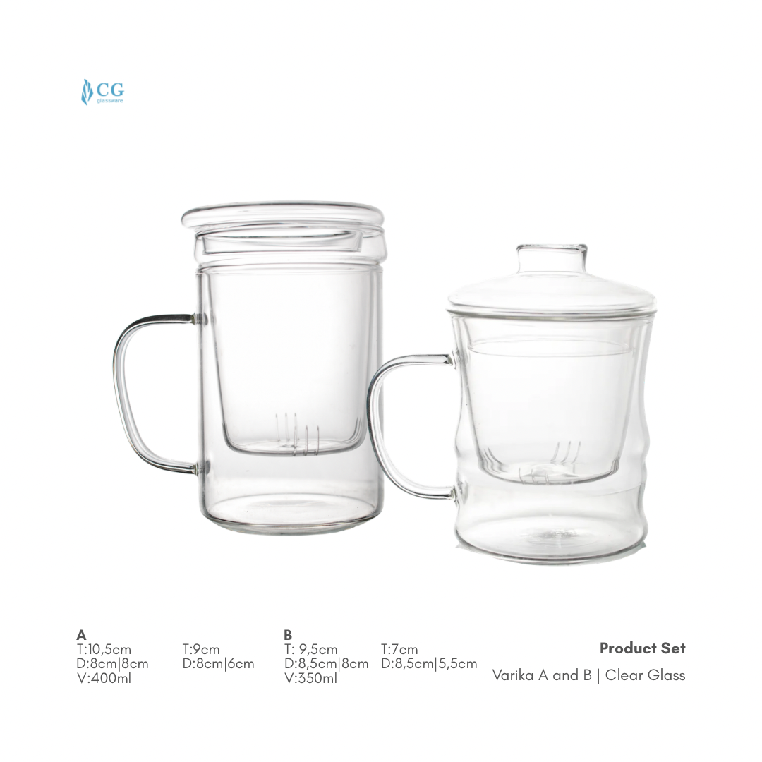 Varika Product Set | CG Clear Glass
