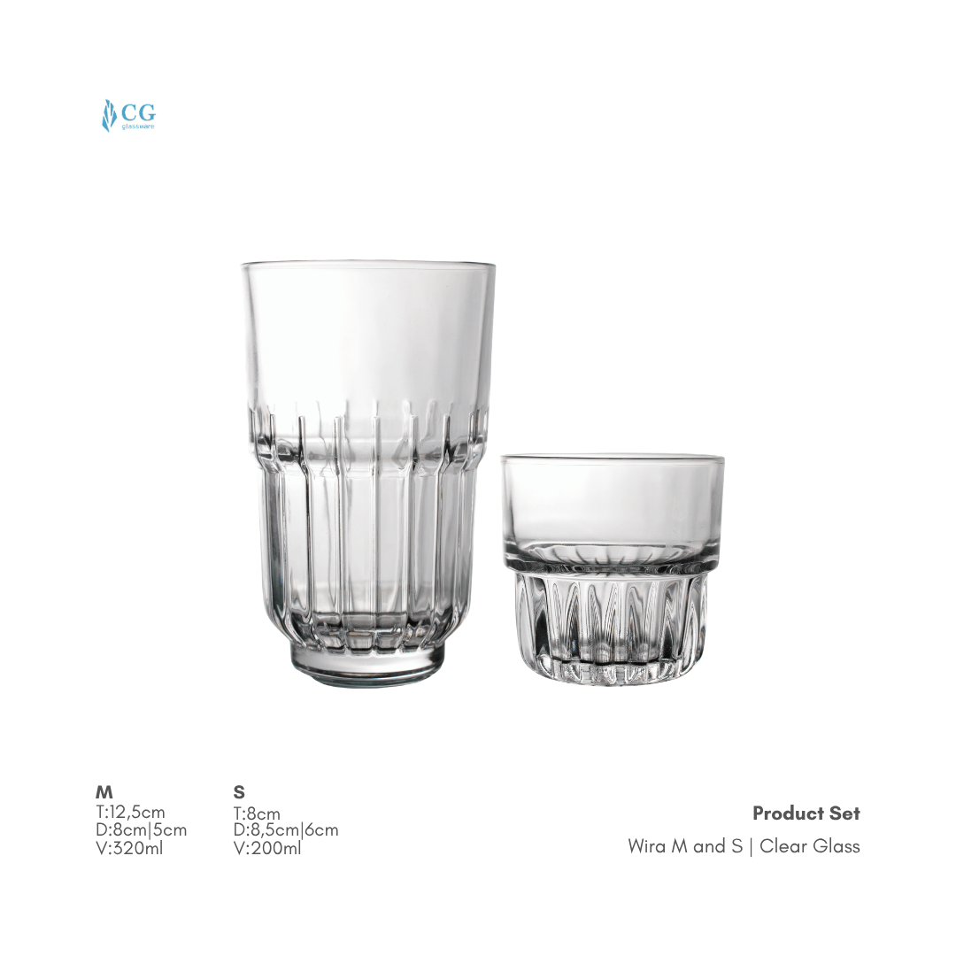 Wira Product Set | CG Clear Glass